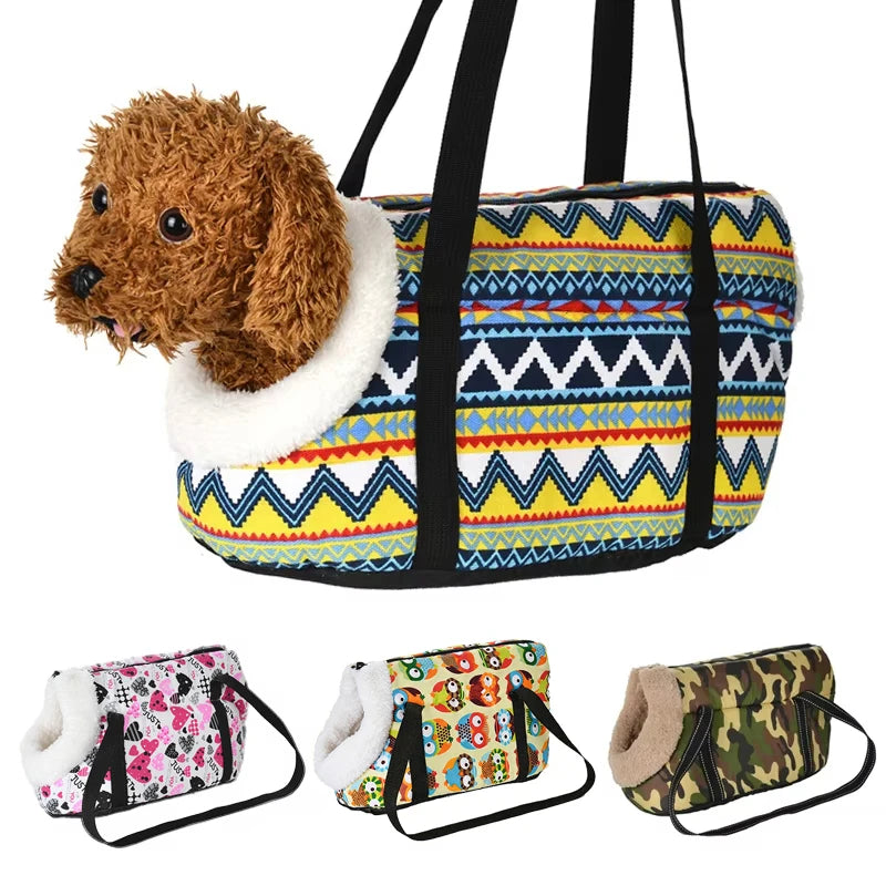 Cozy Classic Pet Carrier Backpack for Small Dogs and Kittens - Perfect for Outdoor Travel with Your Chihuahua or Pug