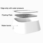 Non-Spill Plastic Dog Water Bowl with Floating Design - Perfect for All Breeds