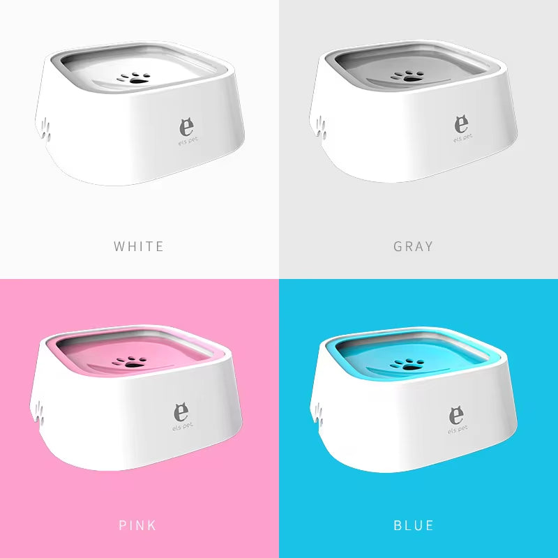 Non-Spill Plastic Dog Water Bowl with Floating Design - Perfect for All Breeds