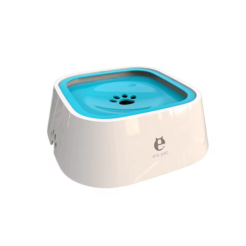 Non-Spill Plastic Dog Water Bowl with Floating Design - Perfect for All Breeds