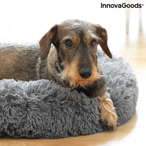 Anti-Stress Pet Bed | Calming Round Dog & Cat Bed