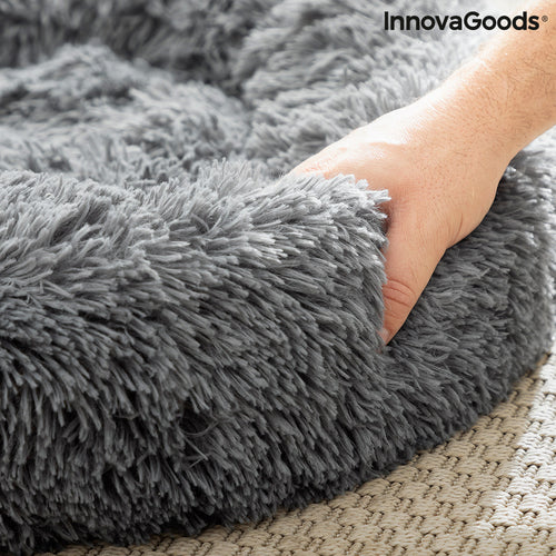 Anti-Stress Pet Bed | Calming Round Dog & Cat Bed