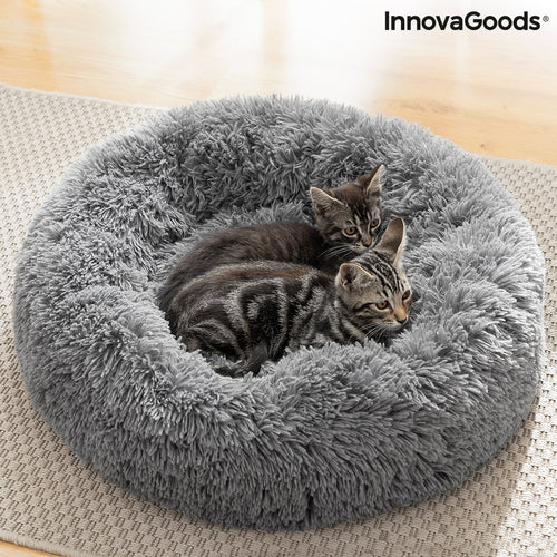 Anti-Stress Pet Bed | Calming Round Dog & Cat Bed