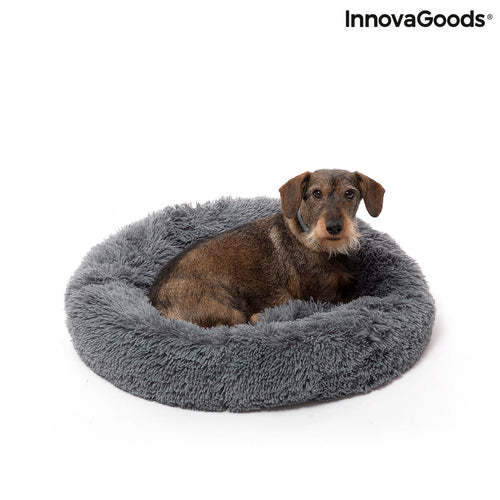 Anti-Stress Pet Bed | Calming Round Dog & Cat Bed