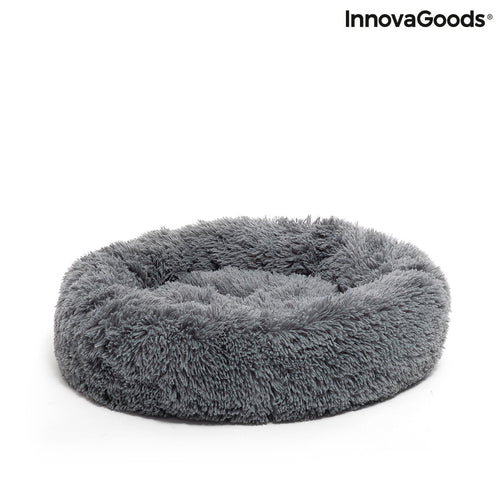 Anti-Stress Pet Bed | Calming Round Dog & Cat Bed