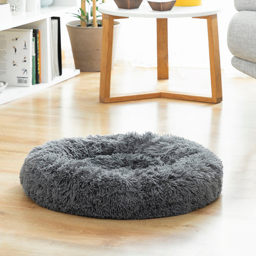 Anti-Stress Pet Bed | Calming Round Dog & Cat Bed