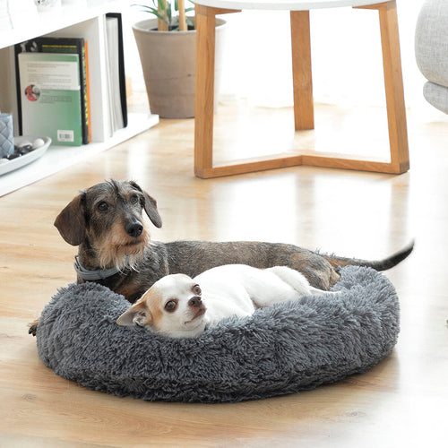 Anti-Stress Pet Bed | Calming Round Dog & Cat Bed