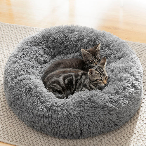 Anti-Stress Pet Bed | Calming Round Dog & Cat Bed