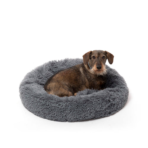 Anti-Stress Pet Bed | Calming Round Dog & Cat Bed